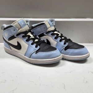 Kid's Air Jordan 1 Mid Ice Blue